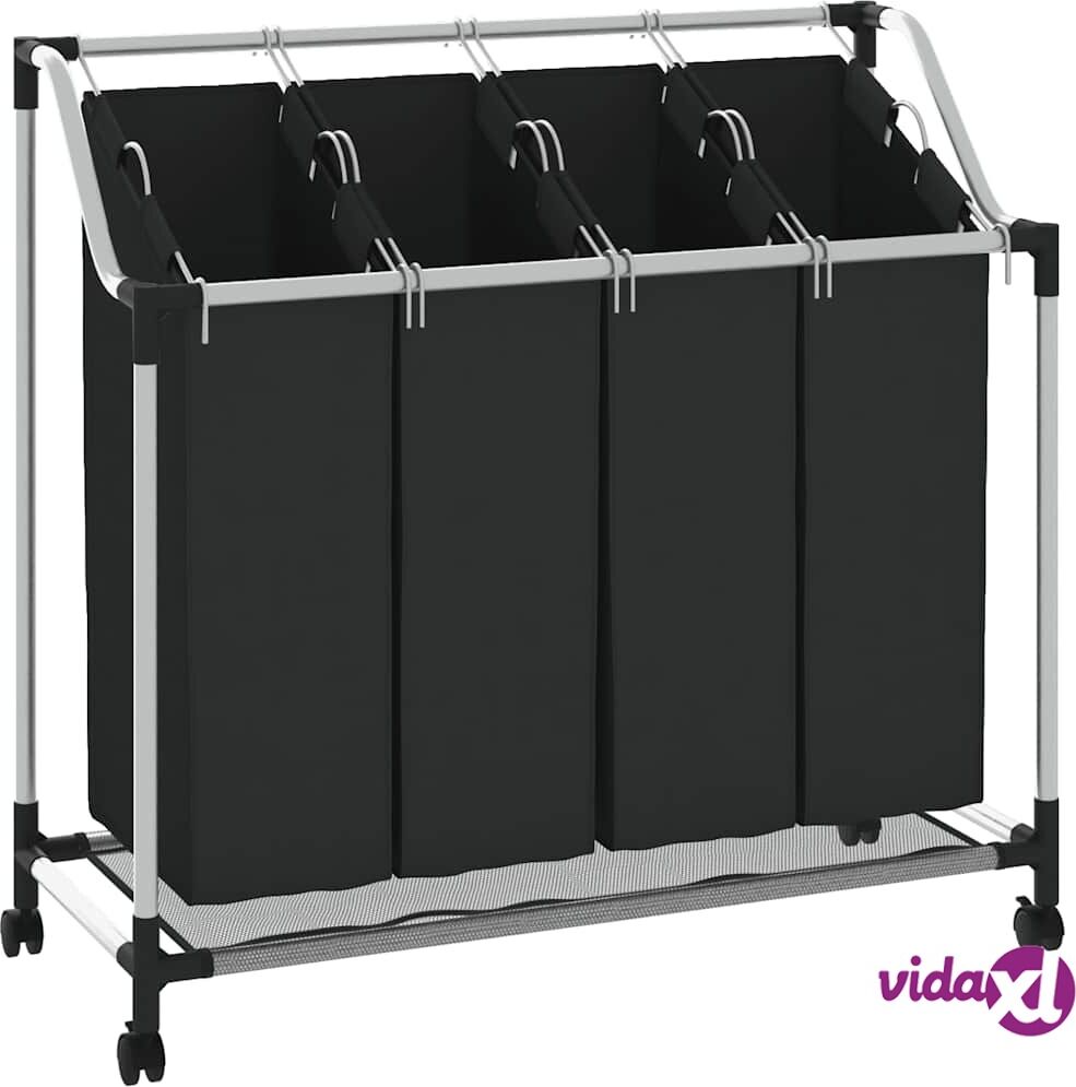 vidaXL Pyykkienlajittelija 4 Pussia vidaXL Pyykkienlajittelija 4 Pussia