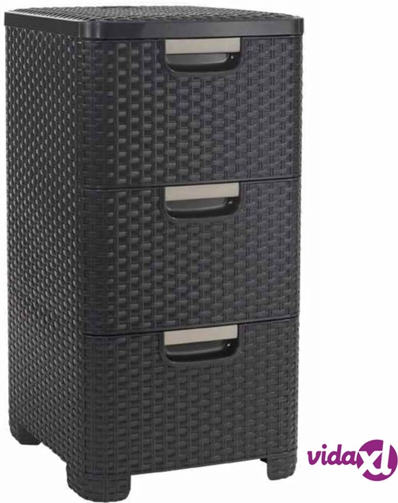 Curver Style laatikosto 42 l ruskea 240636 Curver Style laatikosto 42 l ruskea 240636