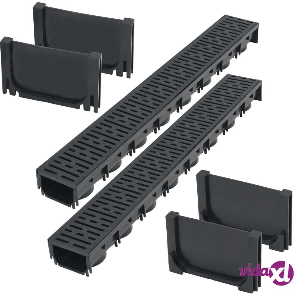 vidaXL Lattia-/sadevesikaivot muovi 2 m vidaXL Lattia-/sadevesikaivot muovi 2 m