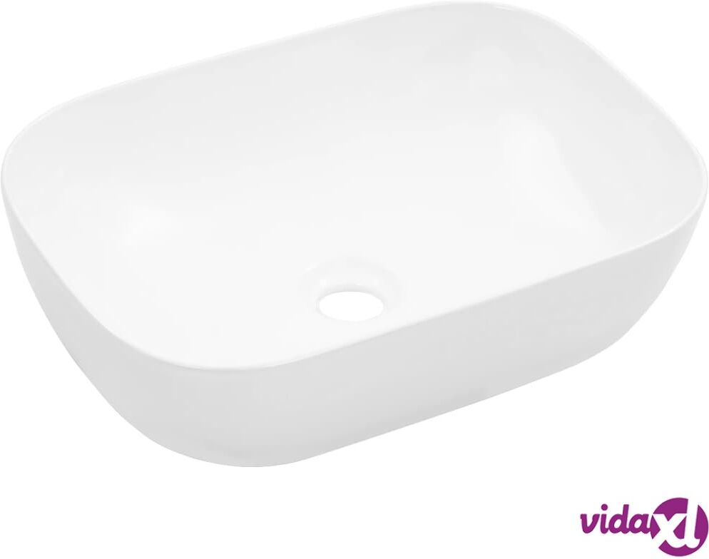 vidaXL Pesuallas 45,5x32x13 cm keraaminen valkoinen vidaXL Pesuallas 45,5x32x13 cm keraaminen valkoinen