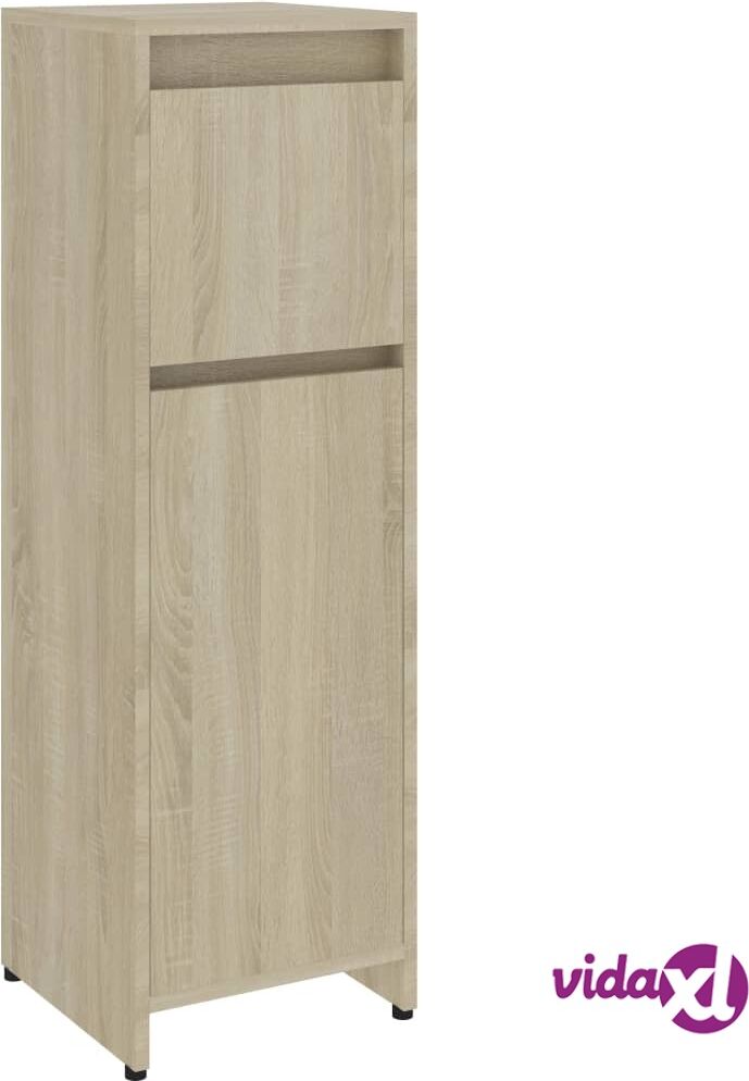 vidaXL Kylpyhuonekaappi Sonoma-tammi 30x30x95 cm lastulevy vidaXL Kylpyhuonekaappi Sonoma-tammi 30x30x95 cm lastulevy