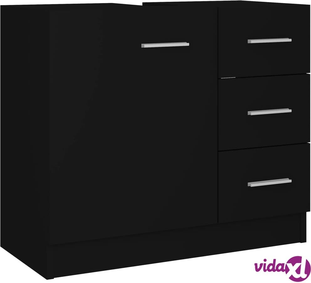 vidaXL Allaskaappi musta 63x30x54 cm lastulevy vidaXL Allaskaappi musta 63x30x54 cm lastulevy