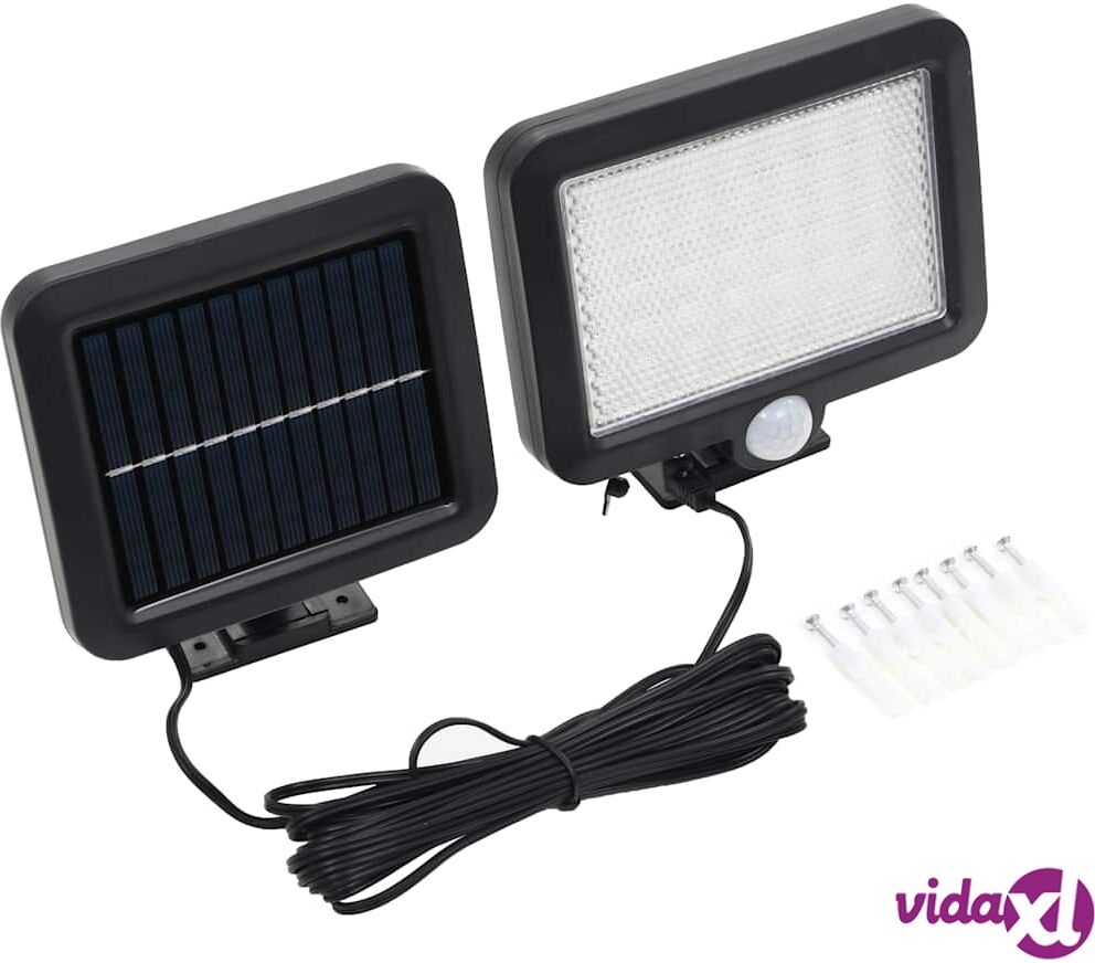 vidaXL Aurinkoenergiavalaisin liiketunnistimella LED-valot valkoinen vidaXL Aurinkoenergiavalaisin liiketunnistimella LED-valot valkoinen