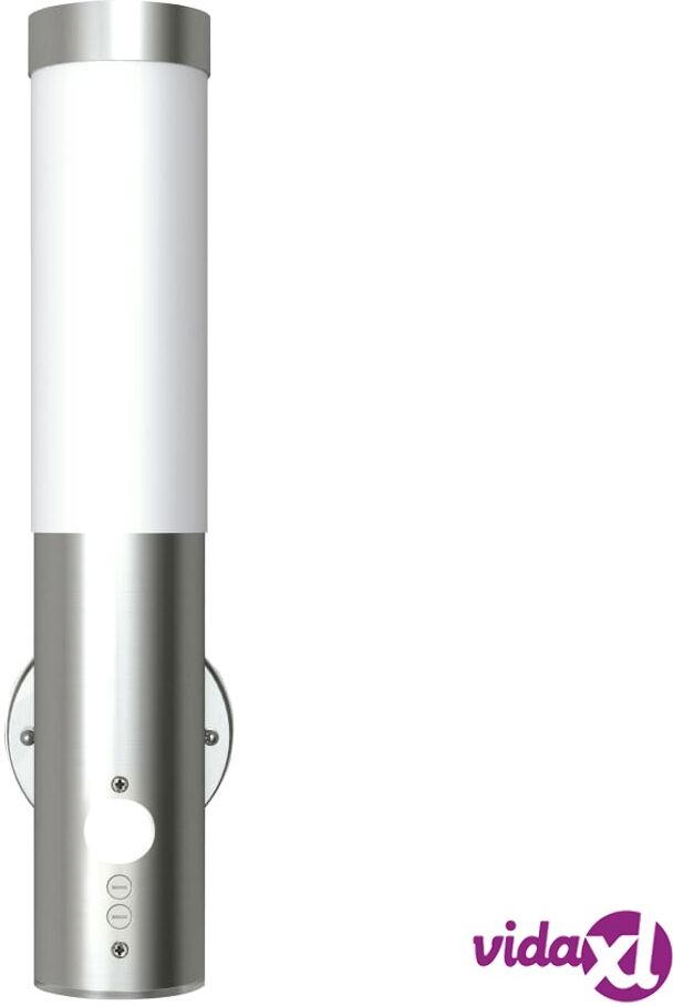 vidaXL Ulkoseinävalaisin liiketunnistimella ruostumaton teräs vidaXL Ulkoseinävalaisin liiketunnistimella ruostumaton teräs