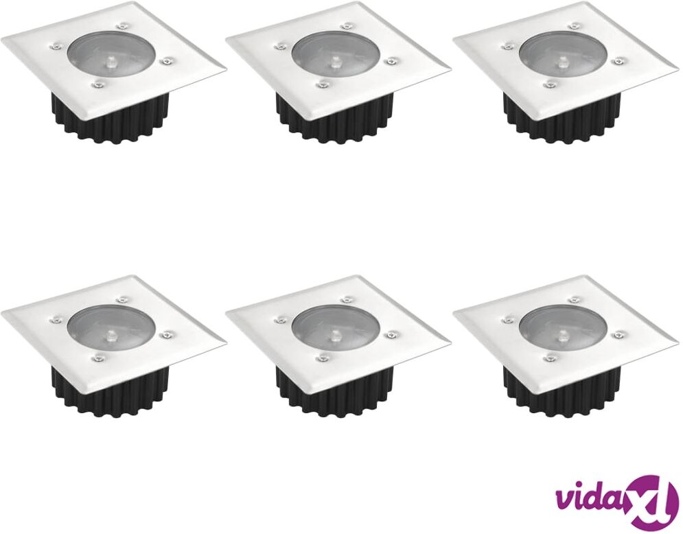 vidaXL Maavalaisin kohdevalo 6 kpl neliö aurinkoenergia vidaXL Maavalaisin kohdevalo 6 kpl neliö aurinkoenergia