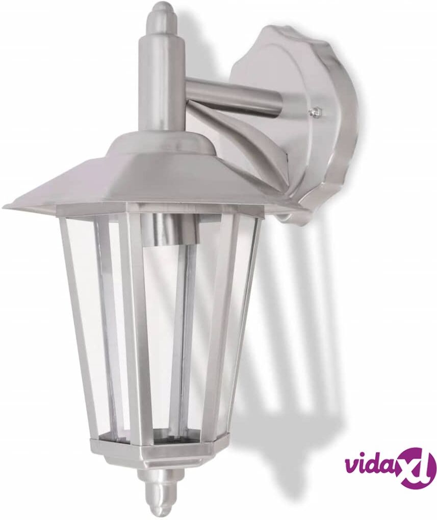 vidaXL Ulkotilan Alas Valaiseva Seinälyhty Ruostumaton Teräs vidaXL Ulkotilan Alas Valaiseva Seinälyhty Ruostumaton Teräs