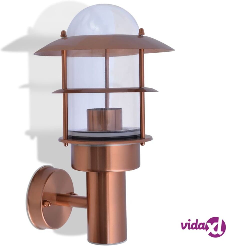 vidaXL Ulkotilan Seinävalo Ruostumaton Teräs Kupari vidaXL Ulkotilan Seinävalo Ruostumaton Teräs Kupari