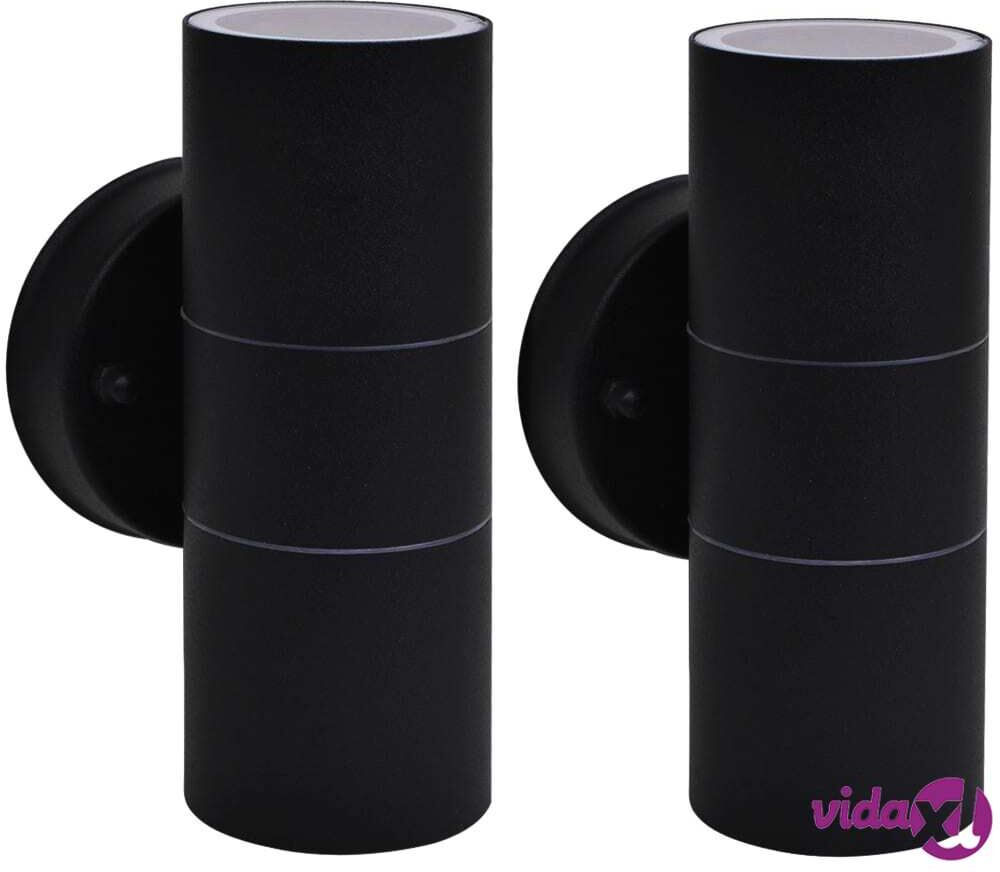 vidaXL Seinävalaisimet ulkotiloihin 2 kpl Ruostumaton teräs Ylös/alas vidaXL Seinävalaisimet ulkotiloihin 2 kpl Ruostumaton teräs Ylös/alas