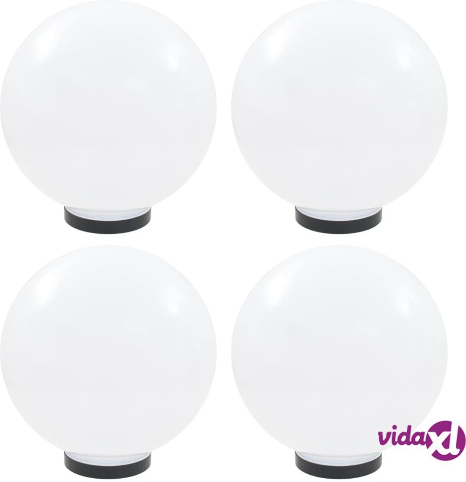 vidaXL LED-pallovalaisimet 4 kpl 30 cm akryyli vidaXL LED-pallovalaisimet 4 kpl 30 cm akryyli