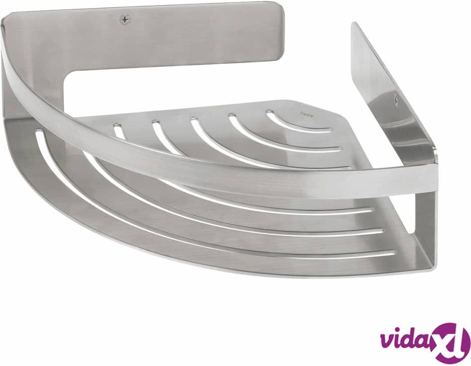 Tiger Kylpyhuoneen kulmakori Caddy hopea suuri 1400630946 Tiger Kylpyhuoneen kulmakori Caddy hopea suuri 1400630946