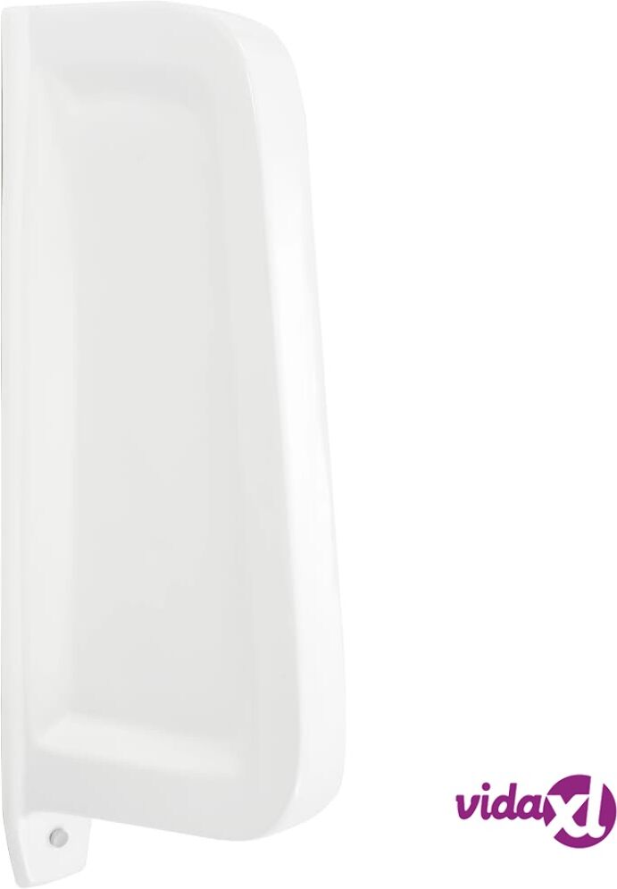 vidaXL Seinään kiinnitettävä pisuaarin näkösuoja keraaminen valkoinen vidaXL Seinään kiinnitettävä pisuaarin näkösuoja keraaminen valkoinen