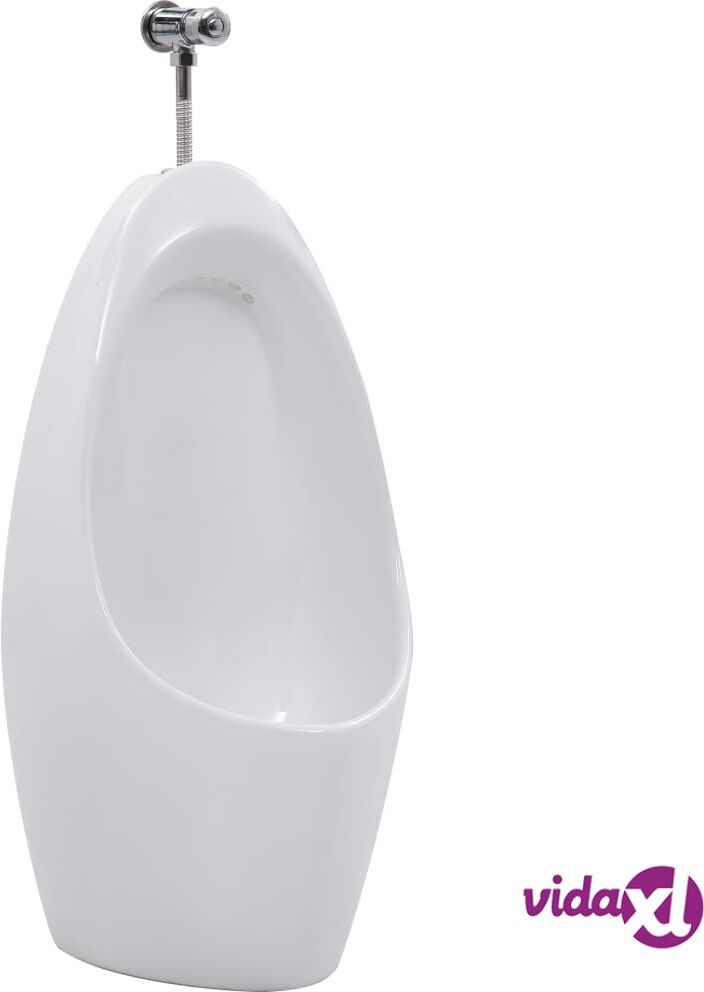 vidaXL Seinälle kiinnitettävä pisoaari huuhtelujärjestelmä keraaminen vidaXL Seinälle kiinnitettävä pisoaari huuhtelujärjestelmä keraaminen