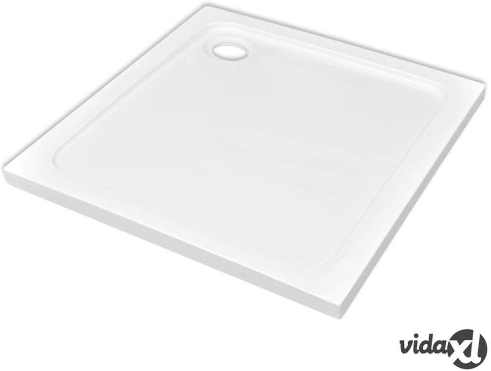 vidaXL Suihkualusta ABS neliö 90 x 90 cm valkoinen vidaXL Suihkualusta ABS neliö 90 x 90 cm valkoinen
