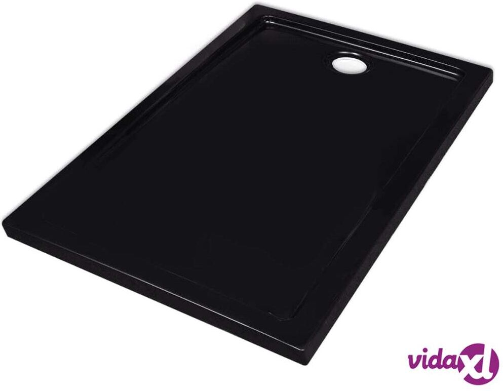 vidaXL Suorakulmainen ABS Suihkuallas Musta 70 x 100 cm vidaXL Suorakulmainen ABS Suihkuallas Musta 70 x 100 cm