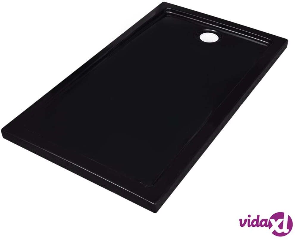 vidaXL Suorakulmainen ABS suihkuallas musta 70 x 120 cm vidaXL Suorakulmainen ABS suihkuallas musta 70 x 120 cm