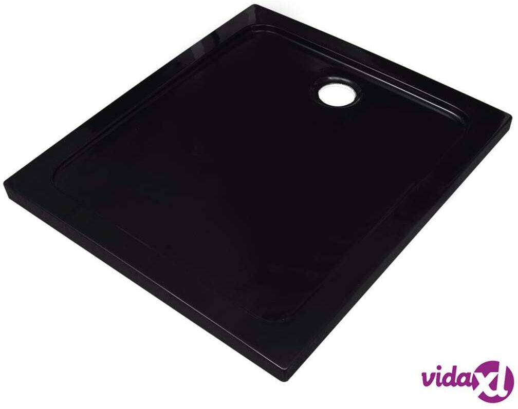 vidaXL Suorakulmainen ABS Suihkuallas Musta 80 x 90 cm vidaXL Suorakulmainen ABS Suihkuallas Musta 80 x 90 cm