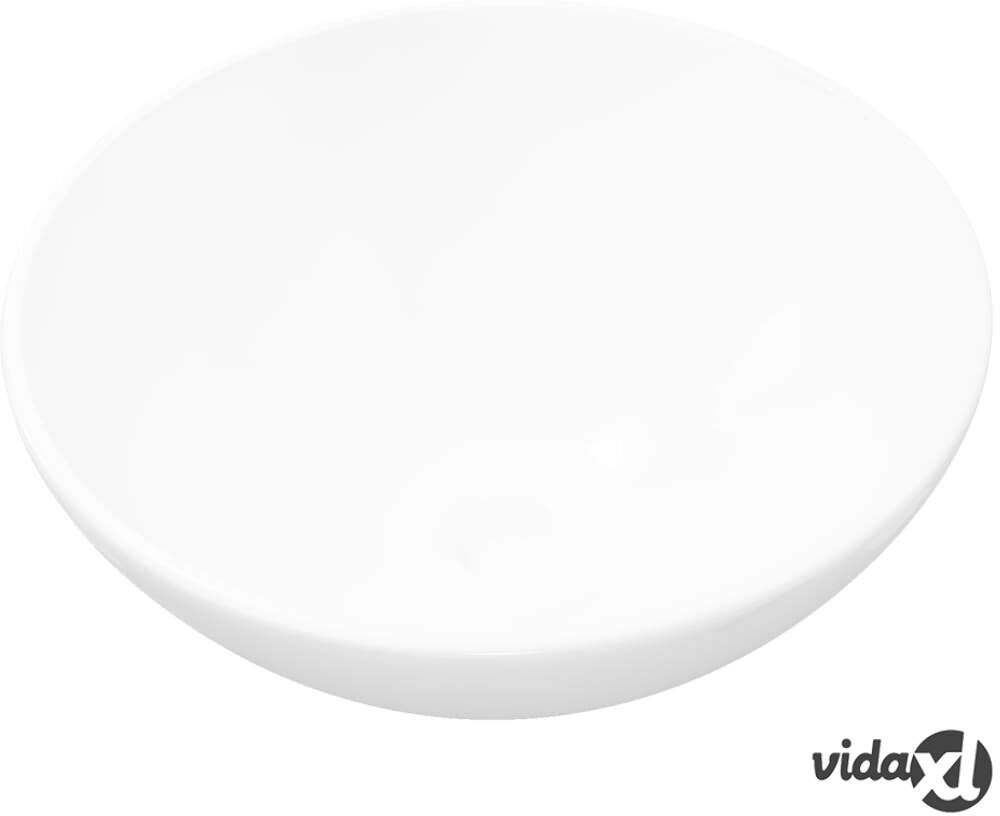 vidaXL Kylpyhuone Keraaminen Lavuaari Valkoinen Pyöreä vidaXL Kylpyhuone Keraaminen Lavuaari Valkoinen Pyöreä