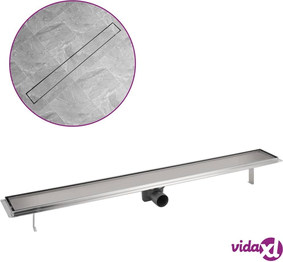 vidaXL Lineaarinen Suihkukaivo 1030x140 mm Ruostumaton Teräs vidaXL Lineaarinen Suihkukaivo 1030x140 mm Ruostumaton Teräs