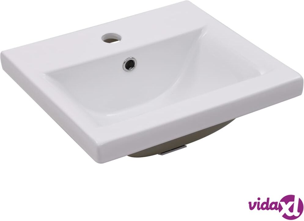 vidaXL Sisäänrakennettu pesuallas 42x39x18 cm keraaminen valkoinen vidaXL Sisäänrakennettu pesuallas 42x39x18 cm keraaminen valkoinen