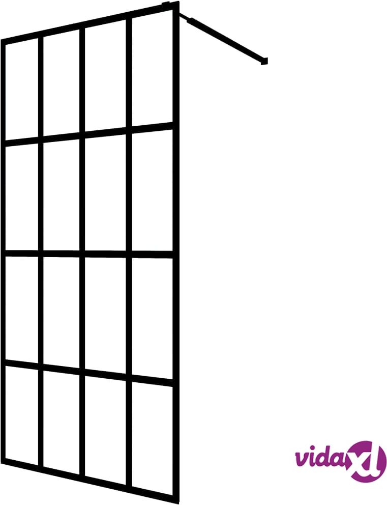vidaXL Walk-in suihkun seinäke karkaistu lasi 140x195 cm vidaXL Walk-in suihkun seinäke karkaistu lasi 140x195 cm