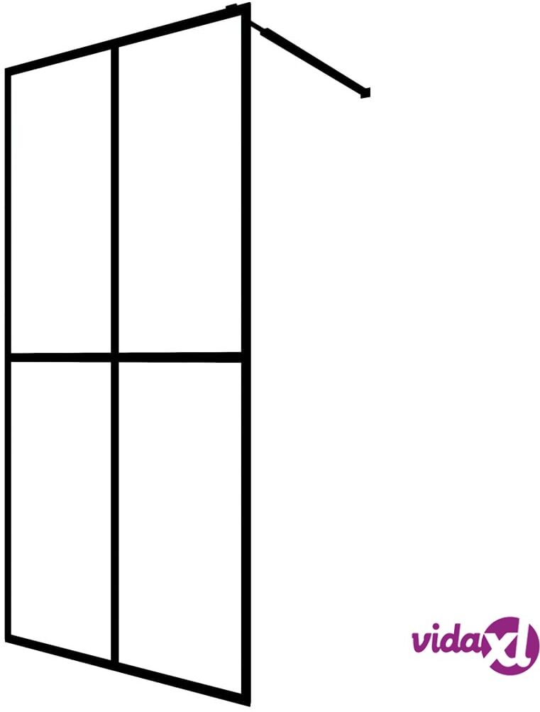 vidaXL Walk-in suihkun seinäke karkaistu lasi 100x195 cm vidaXL Walk-in suihkun seinäke karkaistu lasi 100x195 cm