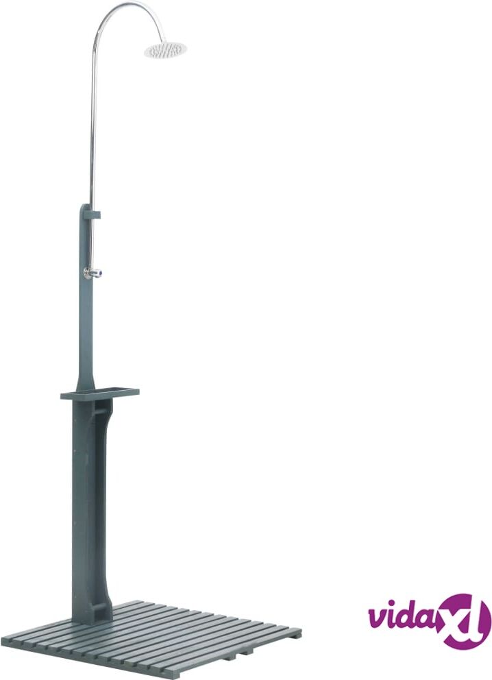 vidaXL Ulkosuihku antrasiitti puu vidaXL Ulkosuihku antrasiitti puu