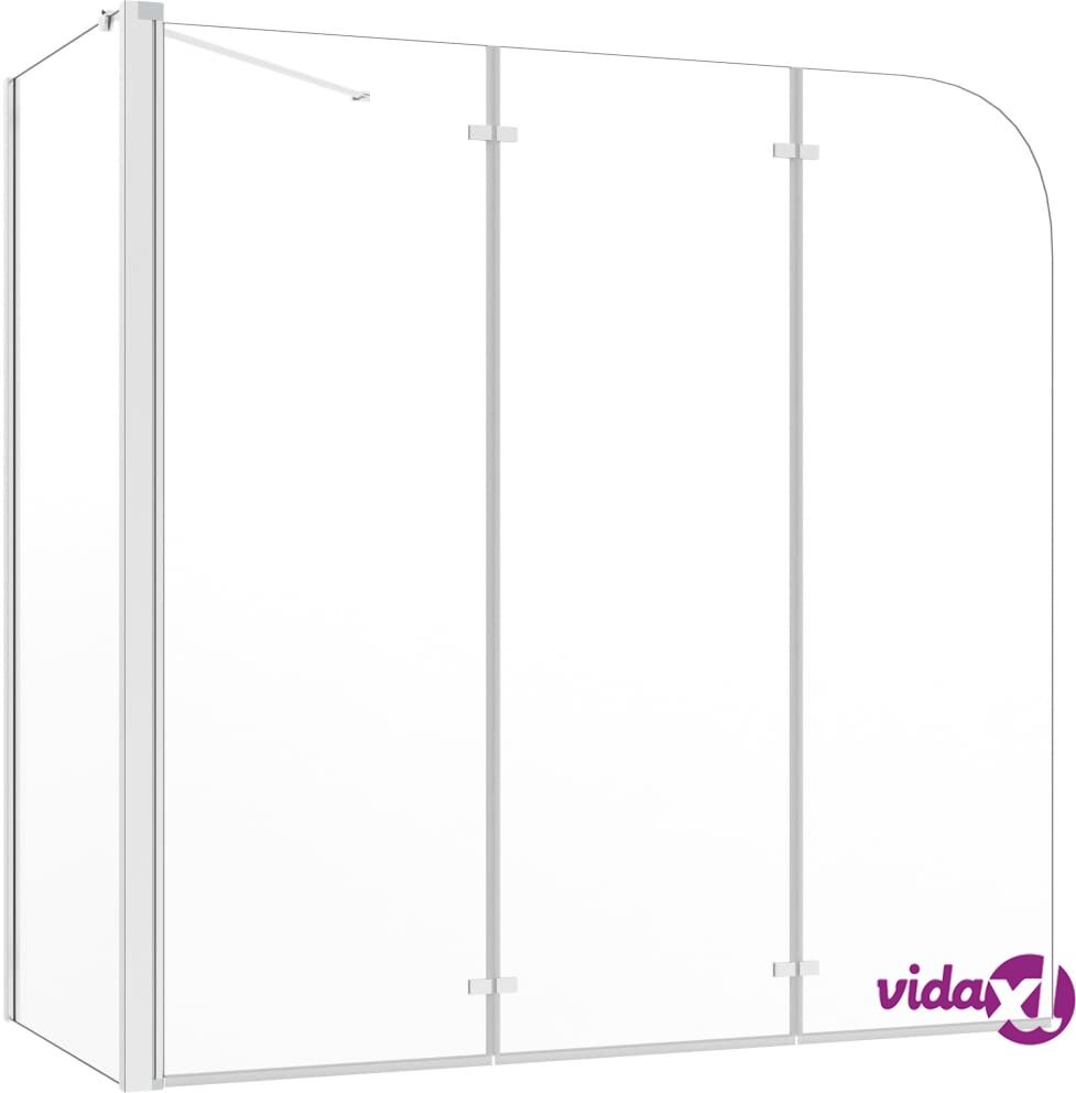 vidaXL Kylpyammeen seinä 120x69x130 cm karkaistu lasi läpinäkyvä vidaXL Kylpyammeen seinä 120x69x130 cm karkaistu lasi läpinäkyvä