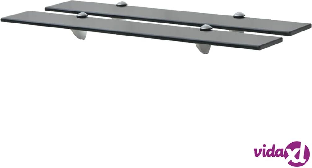 vidaXL Kelluvat hyllyt 2 kpl lasi 70x20 cm 8 mm vidaXL Kelluvat hyllyt 2 kpl lasi 70x20 cm 8 mm