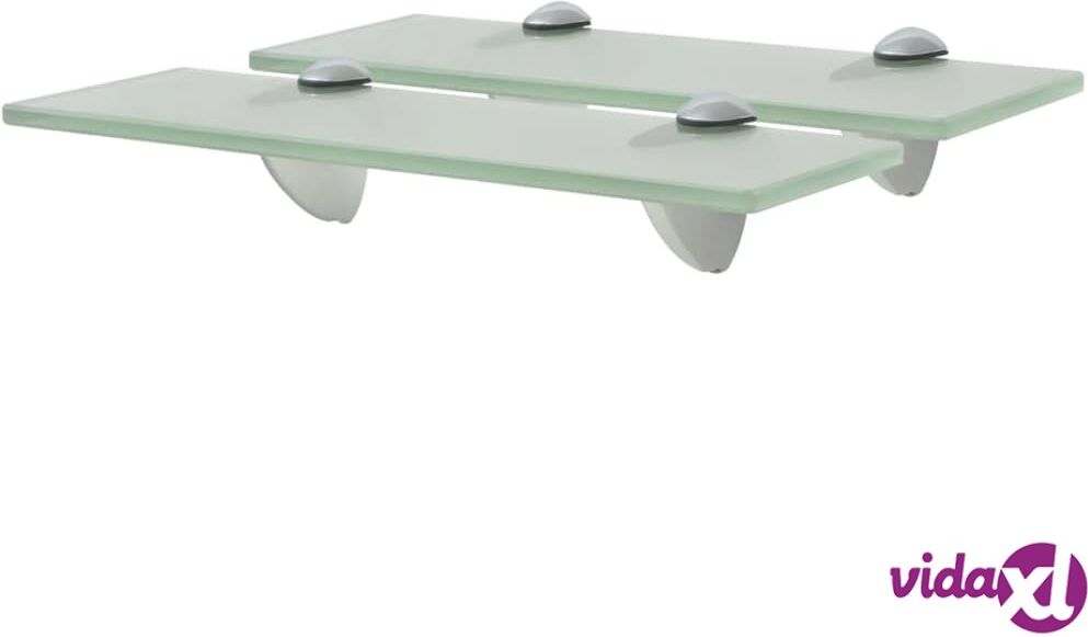 vidaXL Kelluvat hyllyt 2 kpl lasi 30x20 cm 8 mm vidaXL Kelluvat hyllyt 2 kpl lasi 30x20 cm 8 mm