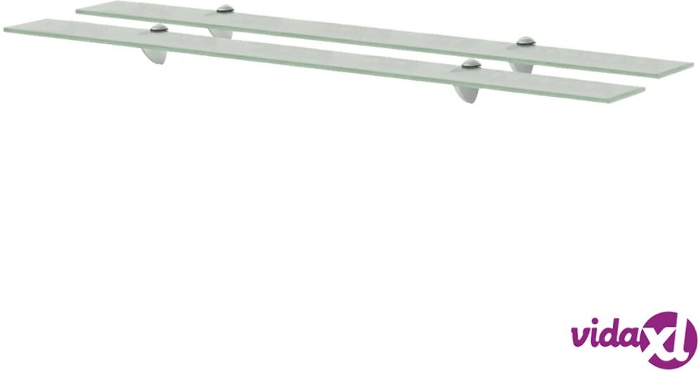 vidaXL Kelluvat hyllyt 2 kpl lasi 100x20 cm 8 mm vidaXL Kelluvat hyllyt 2 kpl lasi 100x20 cm 8 mm