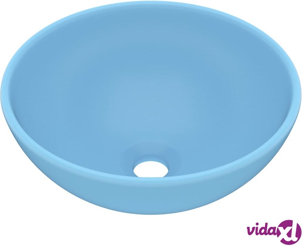 vidaXL Ylellinen pesuallas pyöreä matta vaaleansin. 32,5x14 cm keraami vidaXL Ylellinen pesuallas pyöreä matta vaaleansin. 32,5x14 cm keraami