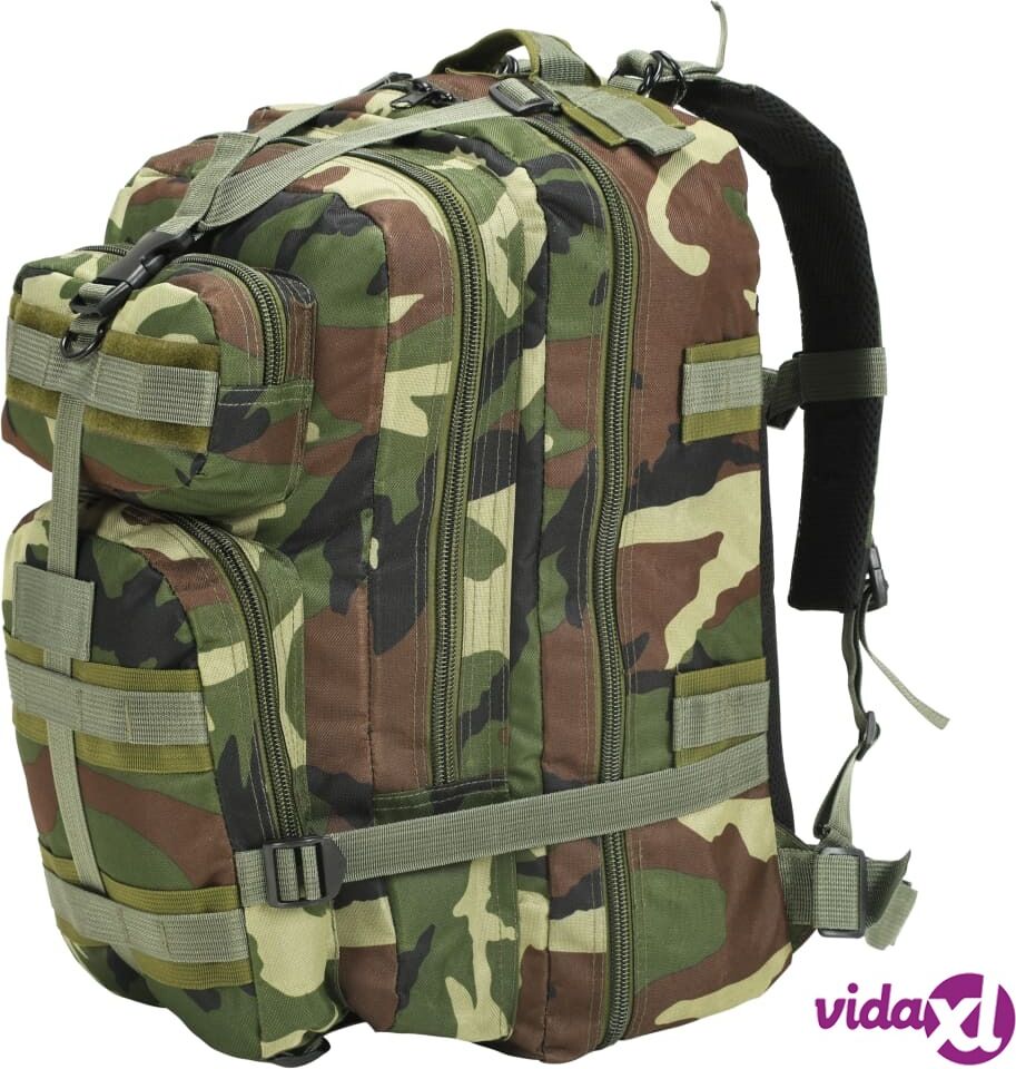 vidaXL Armeijatyylinen reppu 50 l maastokuvio vidaXL Armeijatyylinen reppu 50 l maastokuvio