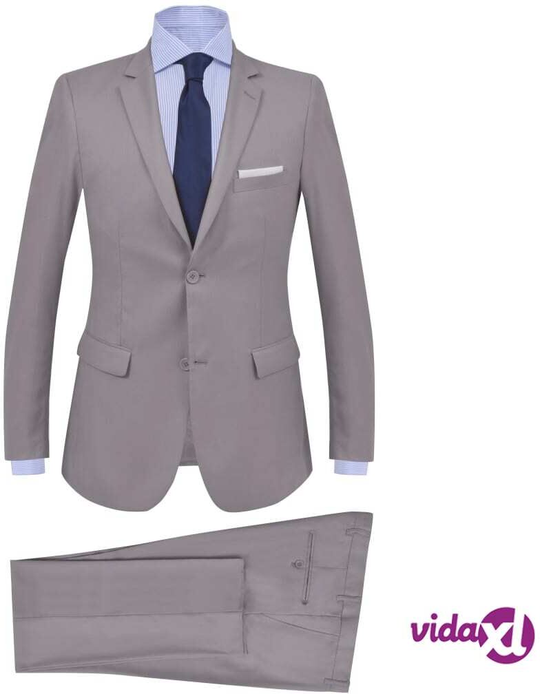 vidaXL Miesten puku 2 osaa Koko 46 Vaaleanharmaa vidaXL Miesten puku 2 osaa Koko 46 Vaaleanharmaa