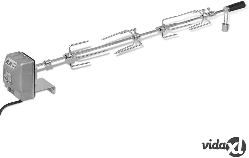 vidaXL Grillivarras Moottorilla Teräs 1000 mm vidaXL Grillivarras Moottorilla Teräs 1000 mm
