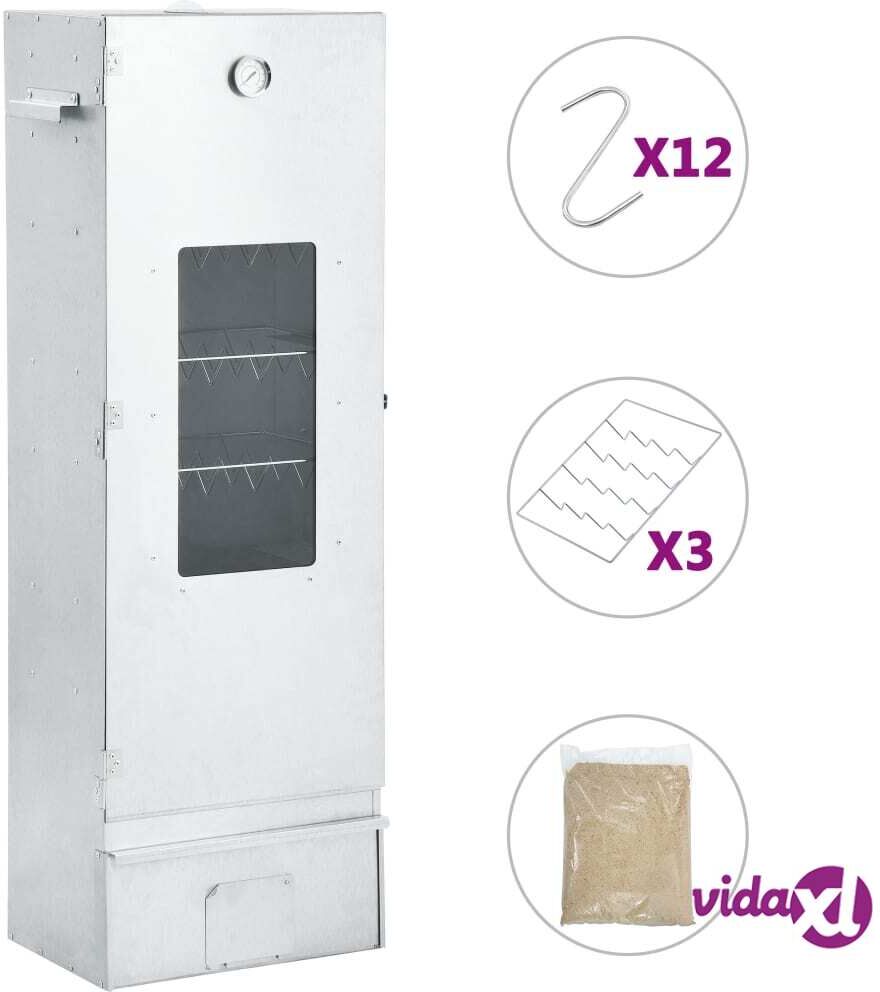 vidaXL BBQ-uunisavustin ja 1 kg puulastuja 44,5 x 29 x 124 cm vidaXL BBQ-uunisavustin ja 1 kg puulastuja 44,5 x 29 x 124 cm