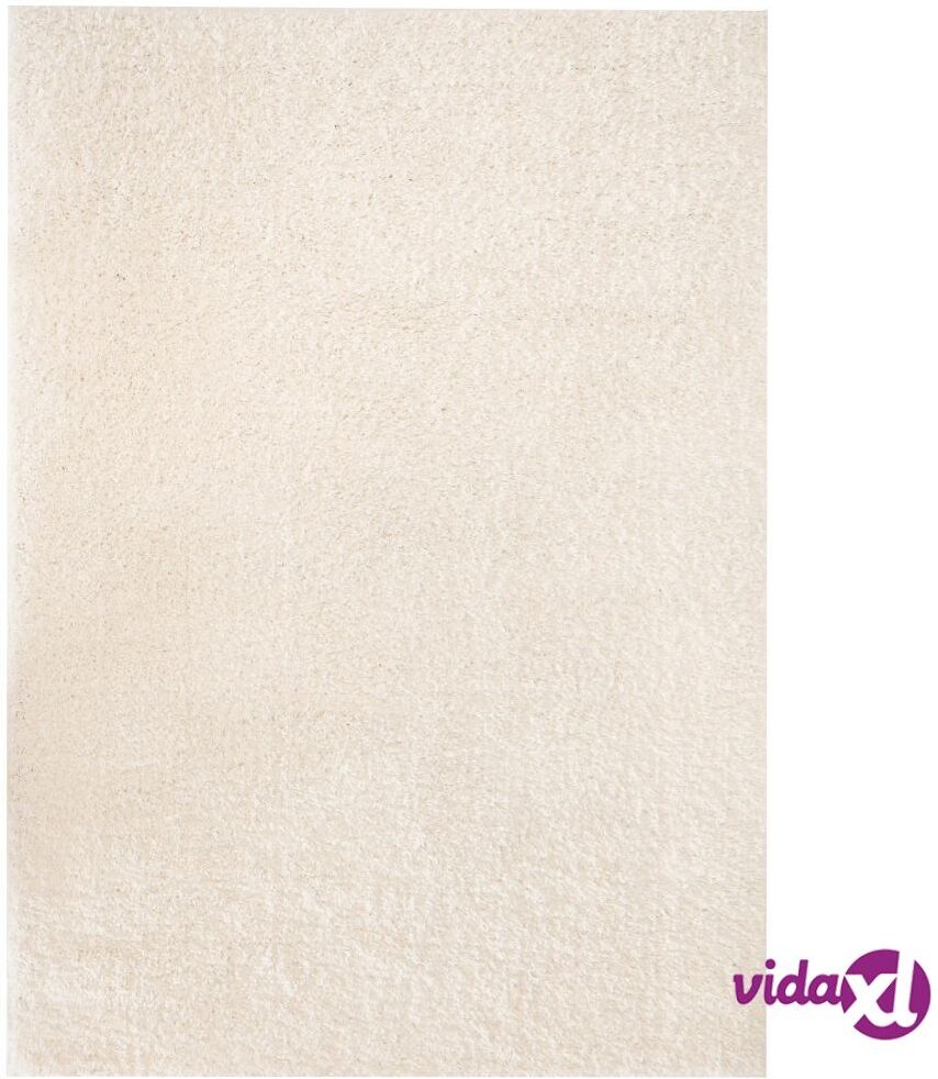 vidaXL Shaggy-matto 140x200 cm kerma vidaXL Shaggy-matto 140x200 cm kerma