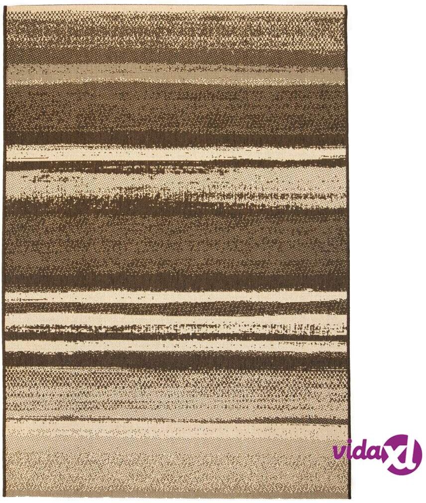 vidaXL Sisaltyylinen matto sisä-/ulkotiloihin 80x150 cm raidat vidaXL Sisaltyylinen matto sisä-/ulkotiloihin 80x150 cm raidat