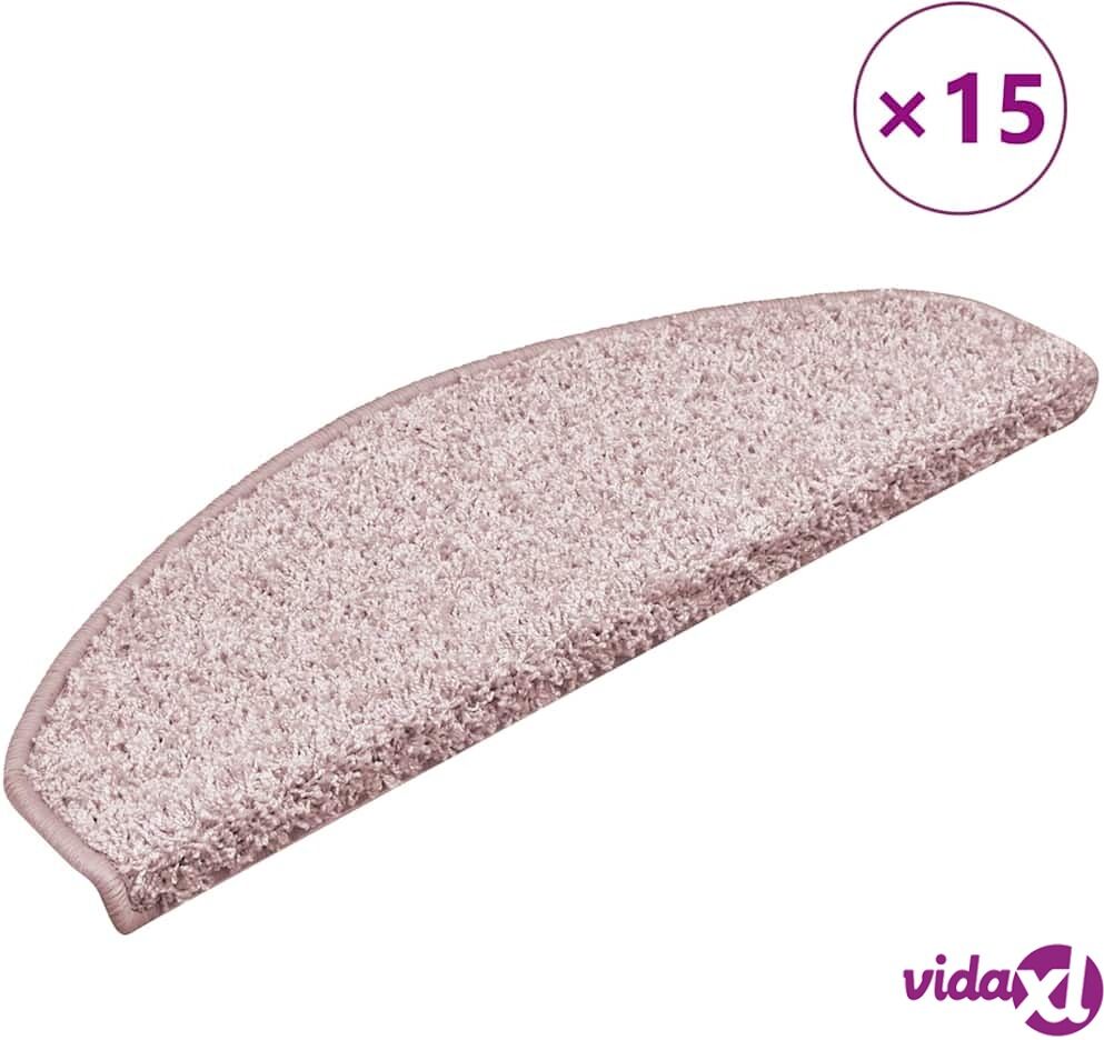 vidaXL Porrasmatot 15 kpl vaalea pinkki 65x21x4 cm vidaXL Porrasmatot 15 kpl vaalea pinkki 65x21x4 cm