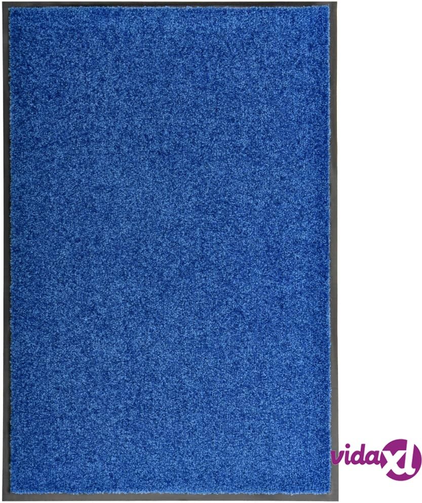 vidaXL Ovimatto pestävä sininen 60x90 cm vidaXL Ovimatto pestävä sininen 60x90 cm