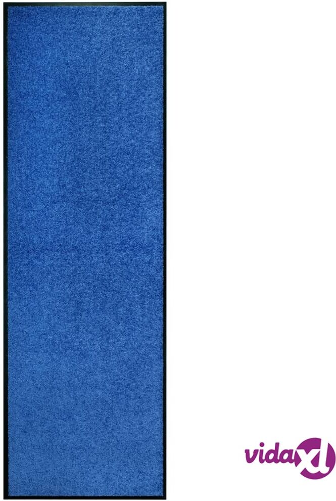 vidaXL Ovimatto pestävä sininen 60x180 cm vidaXL Ovimatto pestävä sininen 60x180 cm