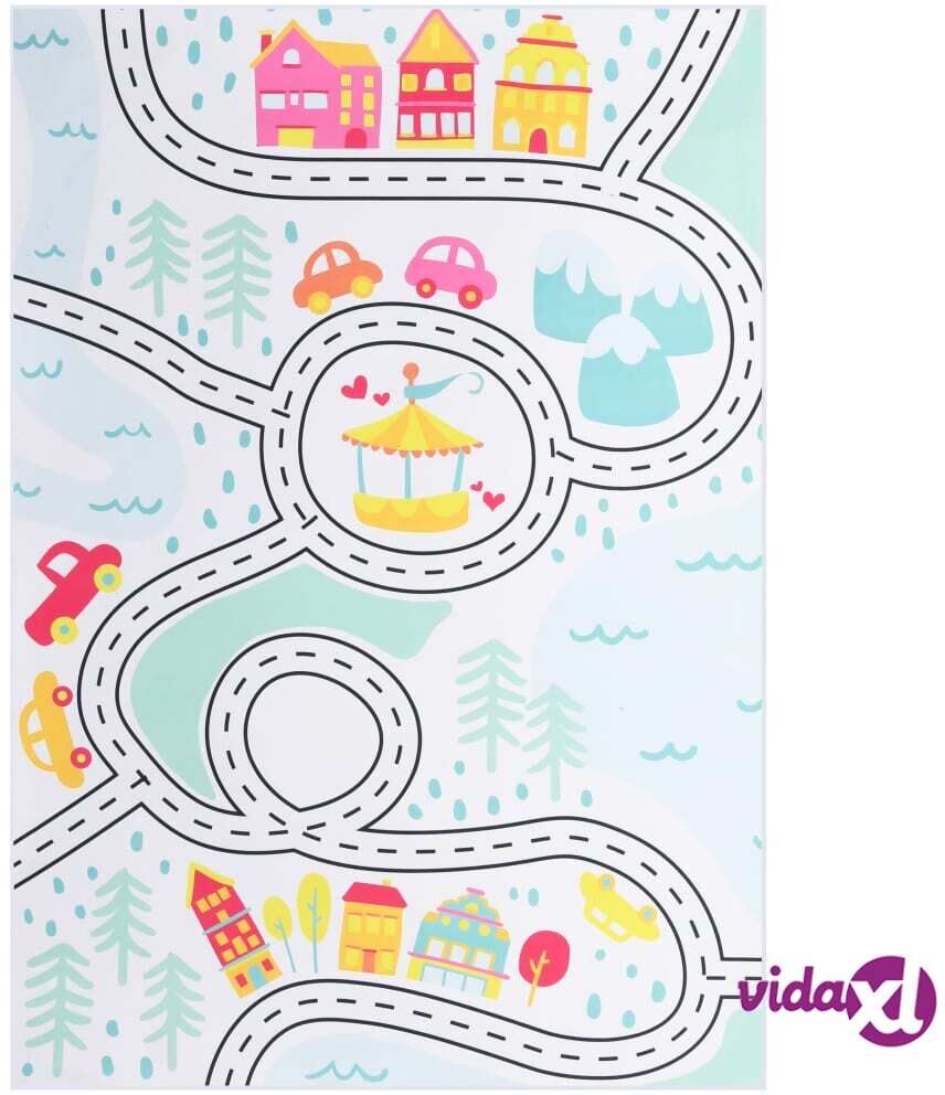 vidaXL Painatettu matto monivärinen 160x230 cm kangas vidaXL Painatettu matto monivärinen 160x230 cm kangas