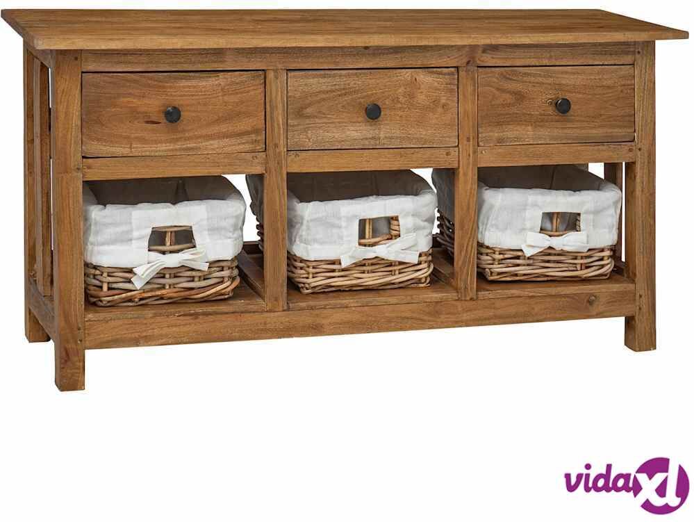 vidaXL Tarjoilupöytä Täysi uusiokäytetty puu 100x30x50 cm vidaXL Tarjoilupöytä Täysi uusiokäytetty puu 100x30x50 cm