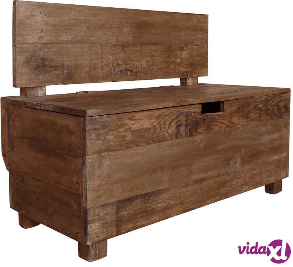 vidaXL Penkki Täysi Uusiokäytetty Puu 86x40x60 cm vidaXL Penkki Täysi Uusiokäytetty Puu 86x40x60 cm