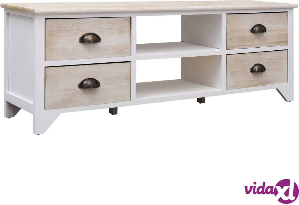 vidaXL TV-taso luonnollinen 115x30x40 cm puu vidaXL TV-taso luonnollinen 115x30x40 cm puu