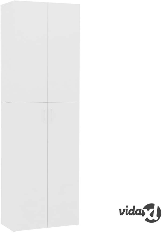 vidaXL Toimistokaappi valkoinen 60x32x190 cm lastulevy vidaXL Toimistokaappi valkoinen 60x32x190 cm lastulevy