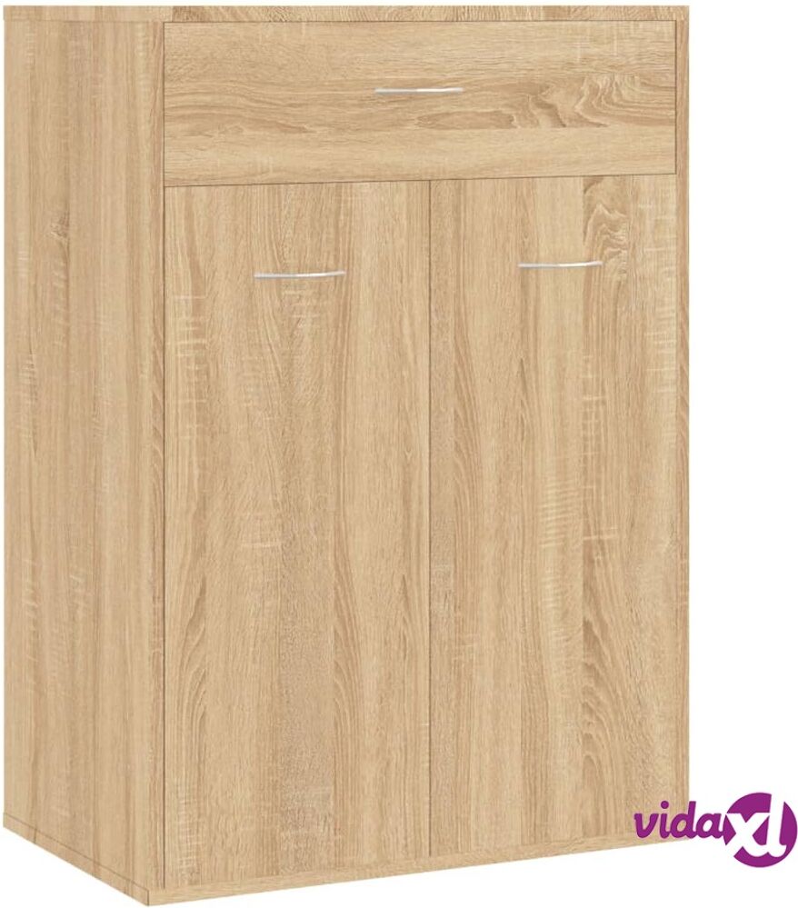 vidaXL Kenkäkaappi Sonoma-tammi 60x35x84 cm lastulevy vidaXL Kenkäkaappi Sonoma-tammi 60x35x84 cm lastulevy