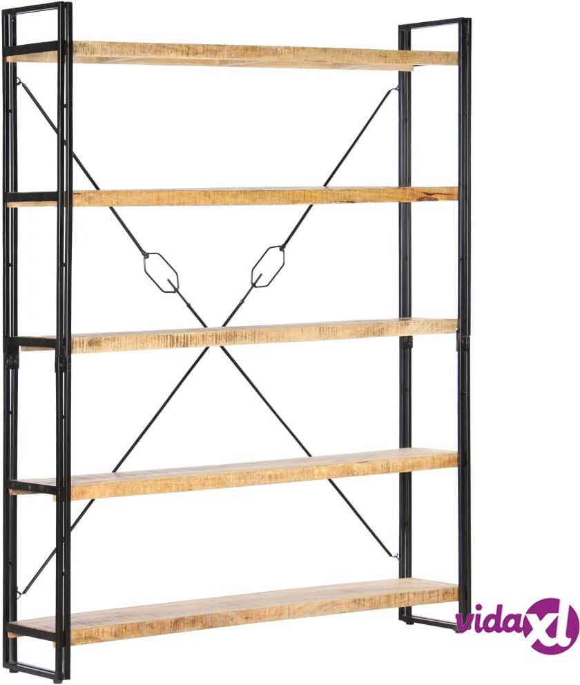 vidaXL 5-tasoinen kirjahylly 140x30x180 cm täysi mangopuu vidaXL 5-tasoinen kirjahylly 140x30x180 cm täysi mangopuu