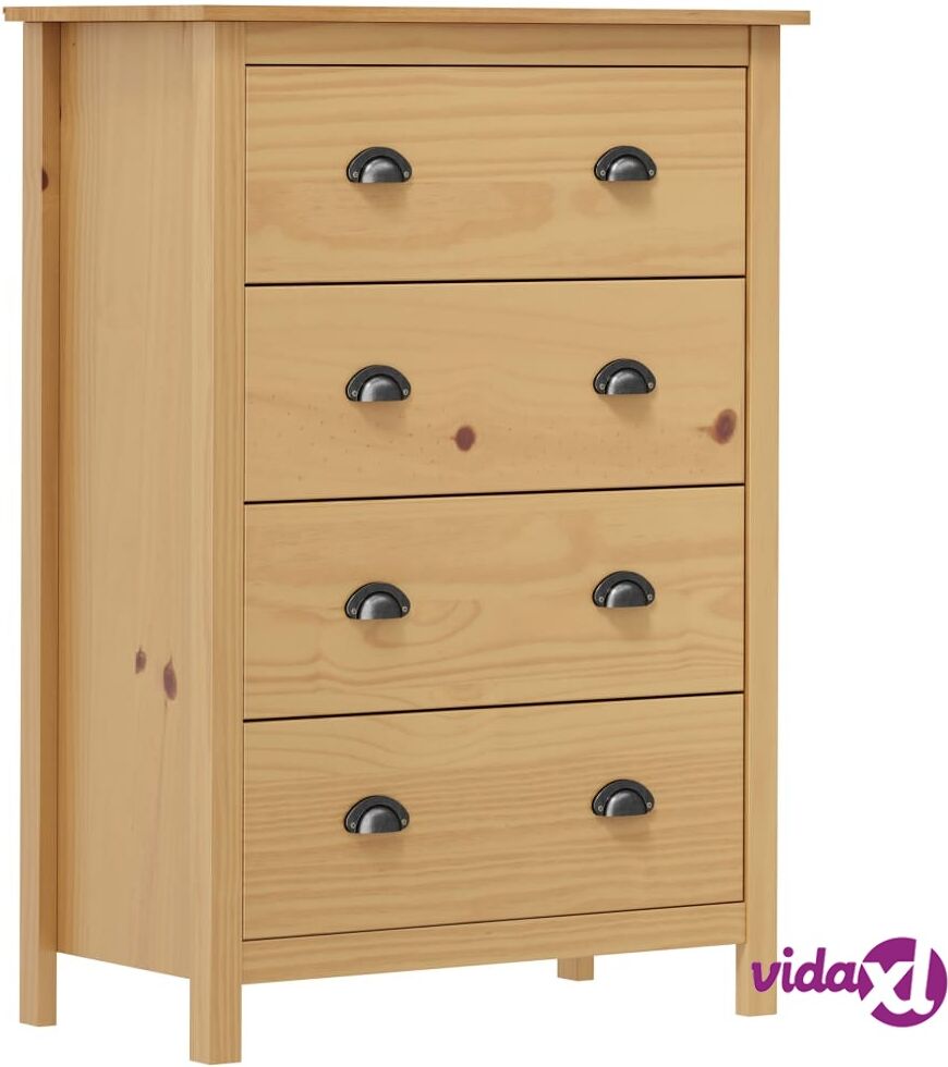 vidaXL Lipasto Hill Range 4 laatikkoa 79x40x110 cm täysi mänty vidaXL Lipasto Hill Range 4 laatikkoa 79x40x110 cm täysi mänty