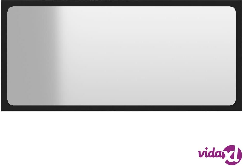 vidaXL Kylpyhuonepeili musta 80x1,5x37 cm lastulevy vidaXL Kylpyhuonepeili musta 80x1,5x37 cm lastulevy