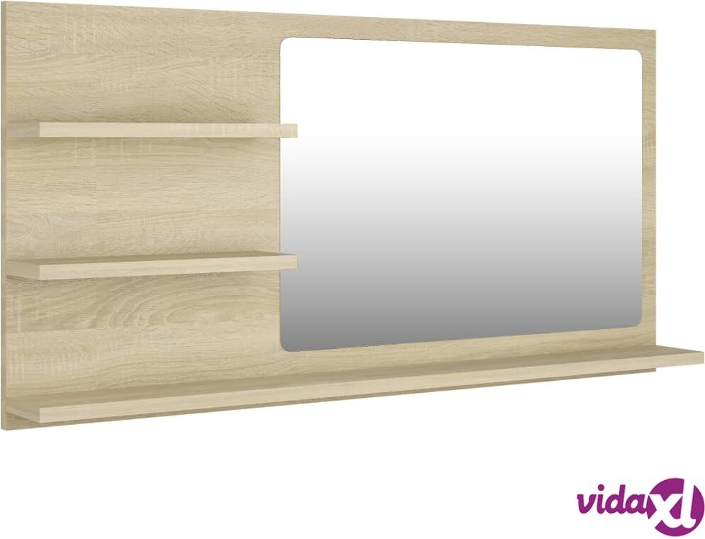 vidaXL Kylpyhuonepeili Sonoma-tammi 90x10,5x45 cm lastulevy vidaXL Kylpyhuonepeili Sonoma-tammi 90x10,5x45 cm lastulevy